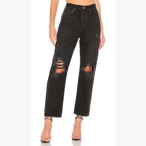AGOLDE 90’s Mid Rise Loose Jeans in Smokestack